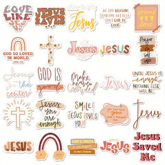 Jesus Themed Stickers Vinyl Decals Laptop Skateboard Car Luggage Helmet
