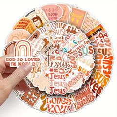 Jesus Themed Stickers Vinyl Decals Laptop Skateboard Car Luggage Helmet