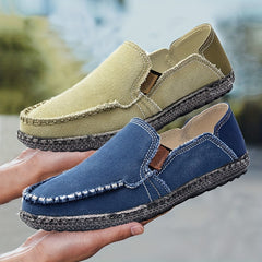 Men's Canvas Casual Loafers Boat Shoes