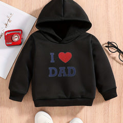 Boys Love Print Hoodie Sweatshirt Pullover