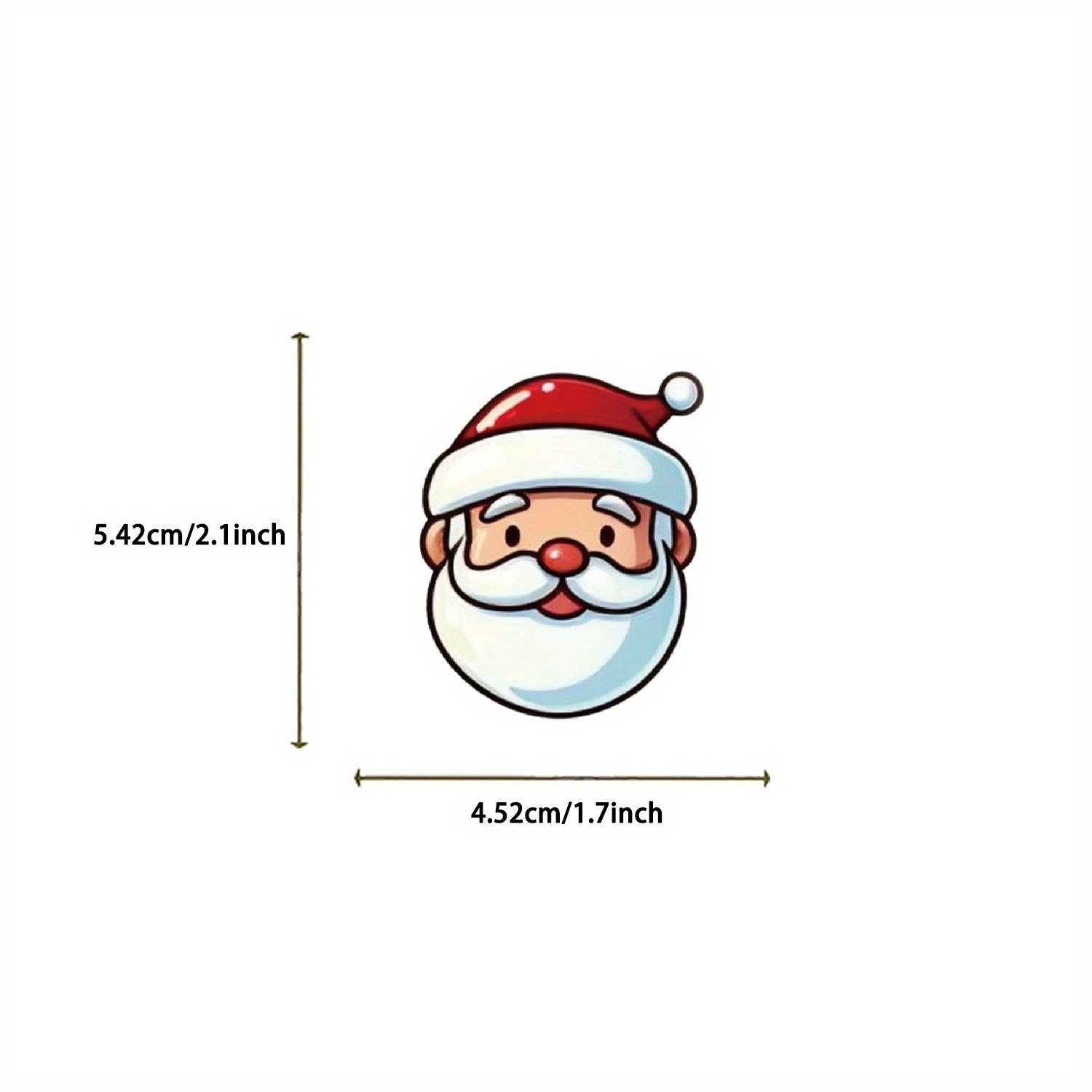 100pcs Festive Christmas Cartoon Stickers for Water Bottles Laptops Phones