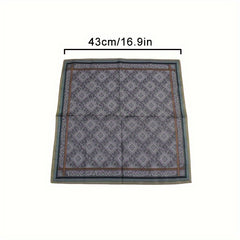 3pcs Bohemian Bandana 70cm Square Scarf Soft Silky Polyester Headband