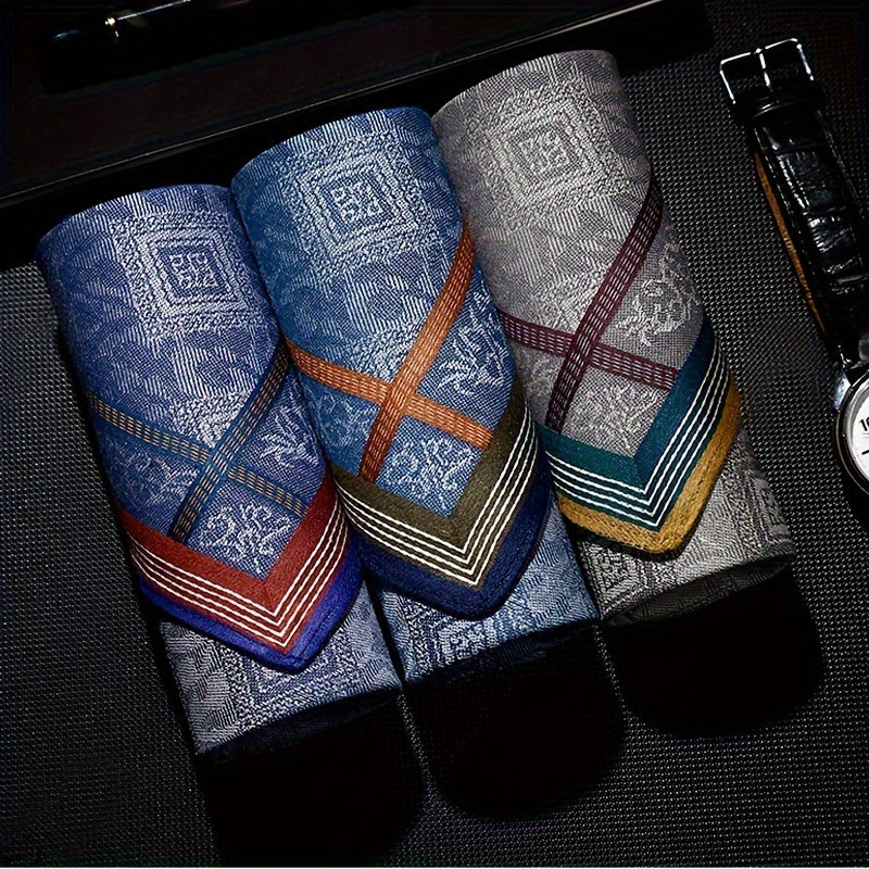 3pcs Bohemian Bandana 70cm Square Scarf Soft Silky Polyester Headband