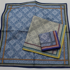 3pcs Bohemian Bandana 70cm Square Scarf Soft Silky Polyester Headband