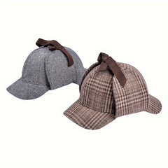 Detective Costume Hat Cosplay Hat Vintage Hat Deerstalker Hat Cap