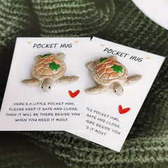 Pocket Hug Turtle Charm for Special Occasions