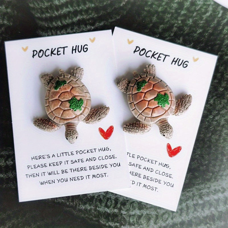 Pocket Hug Turtle Charm for Special Occasions