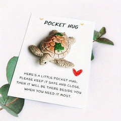 Pocket Hug Turtle Charm for Special Occasions