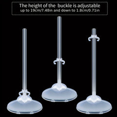 10pcs Doll Stand Display Stand Mini Support Frame Toy Doll Accessories
