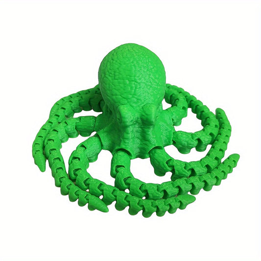 Colorful Octopus Figurine Desk Decor & Fish Tank Accessory