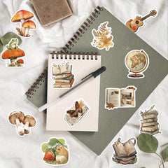 50pcs Retro Animals Graffiti Fun Stickers for Water Bottles Luggage Skateboards