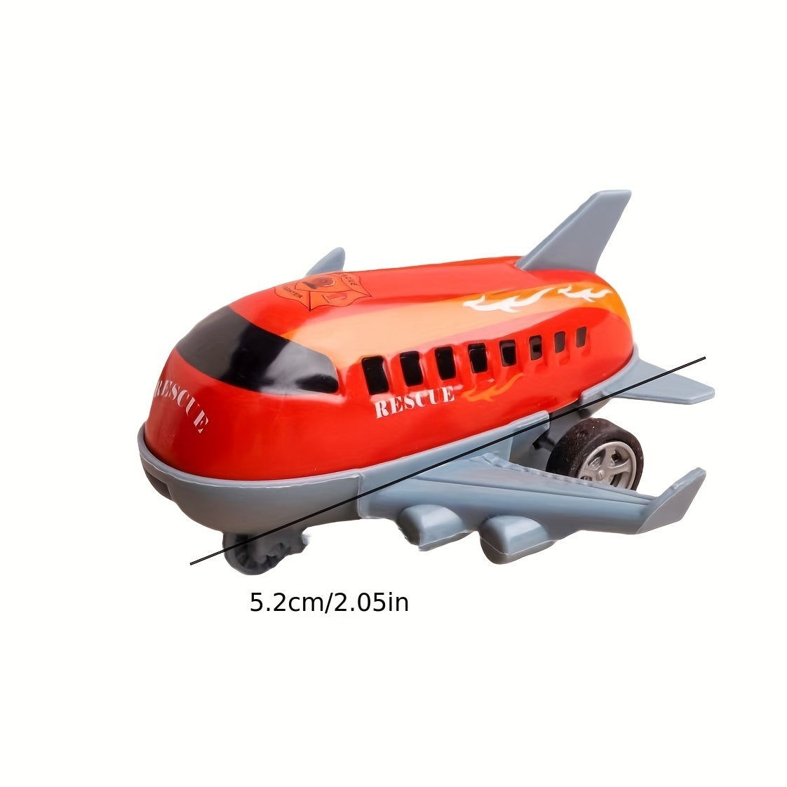 10 Pack Mini Metal Airplane Toys Inertia Power Alloy Structure Party Favors