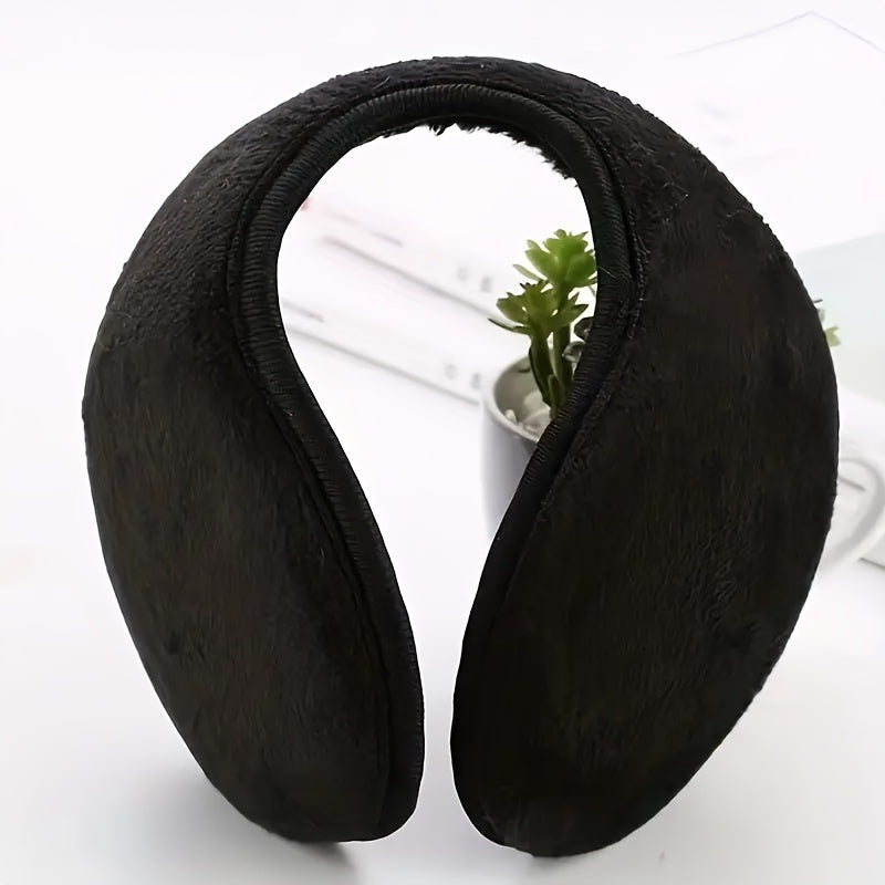 Winter Plush Earmuffs - Insulated Ear Warmers for Skiing