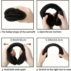 Winter Plush Earmuffs - Insulated Ear Warmers for Skiing