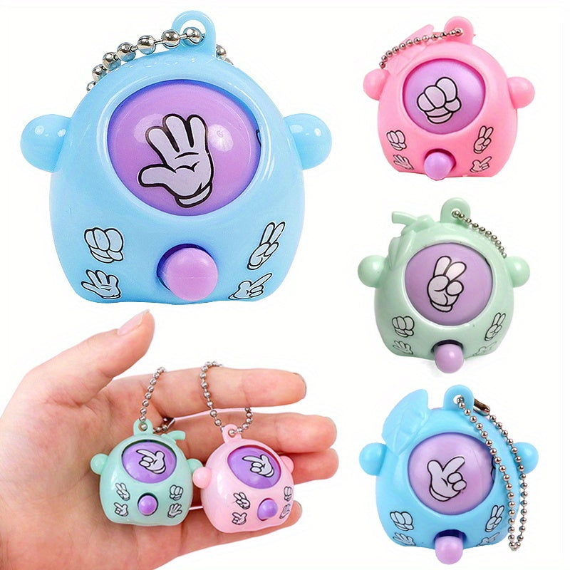 10pcs Mini Guessing Egg Toys with Chains for Parties & Events