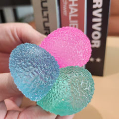Textured Stress Ball Squeeze Toy for Adults Maltose Gel Fidget Sensory Anxiety R