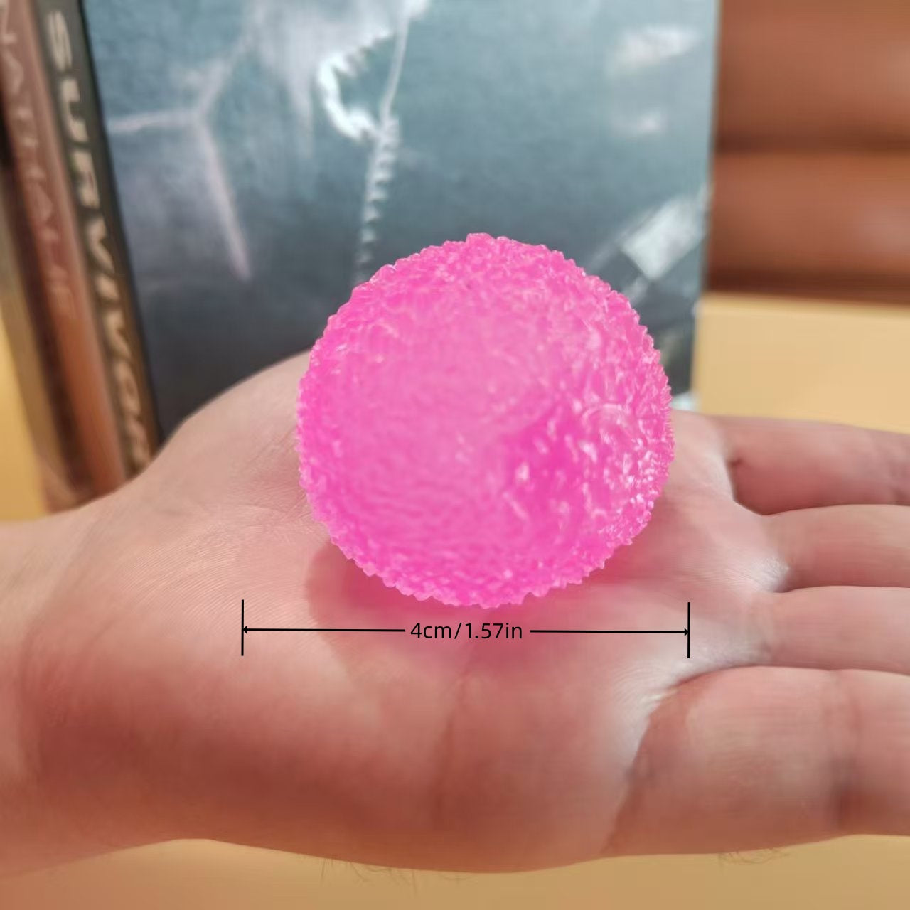 Textured Stress Ball Squeeze Toy for Adults Maltose Gel Fidget Sensory Anxiety R