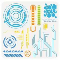 1pc PET Hollow Out Drawing Painting Stencils for DIY Scrapbook Photo Album