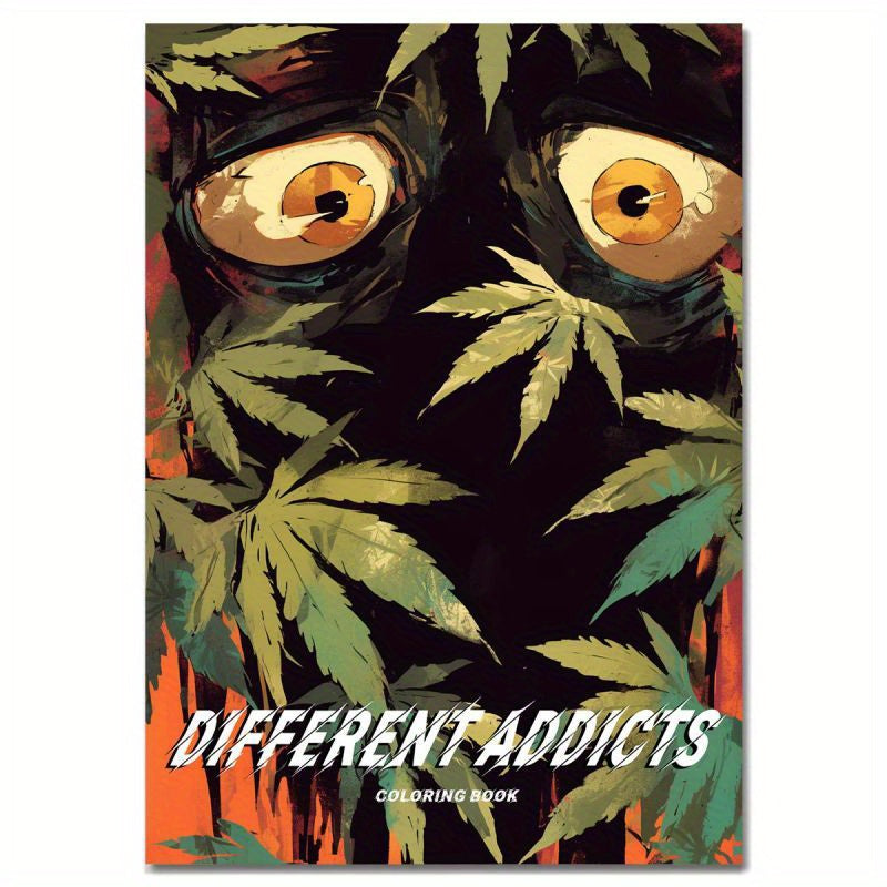 Deluxe Addicts Coloring Book for Adults and Teens with Intricate Patterns