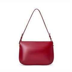 Leather Crossbody Bag for Women Minimalist Shoulder Purse Golden Tone Hardware