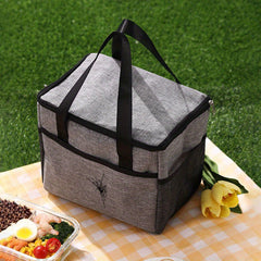Large Spider Pattern Insulated Lunch Bag with Thermal Insulation
