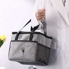 Large Spider Pattern Insulated Lunch Bag with Thermal Insulation