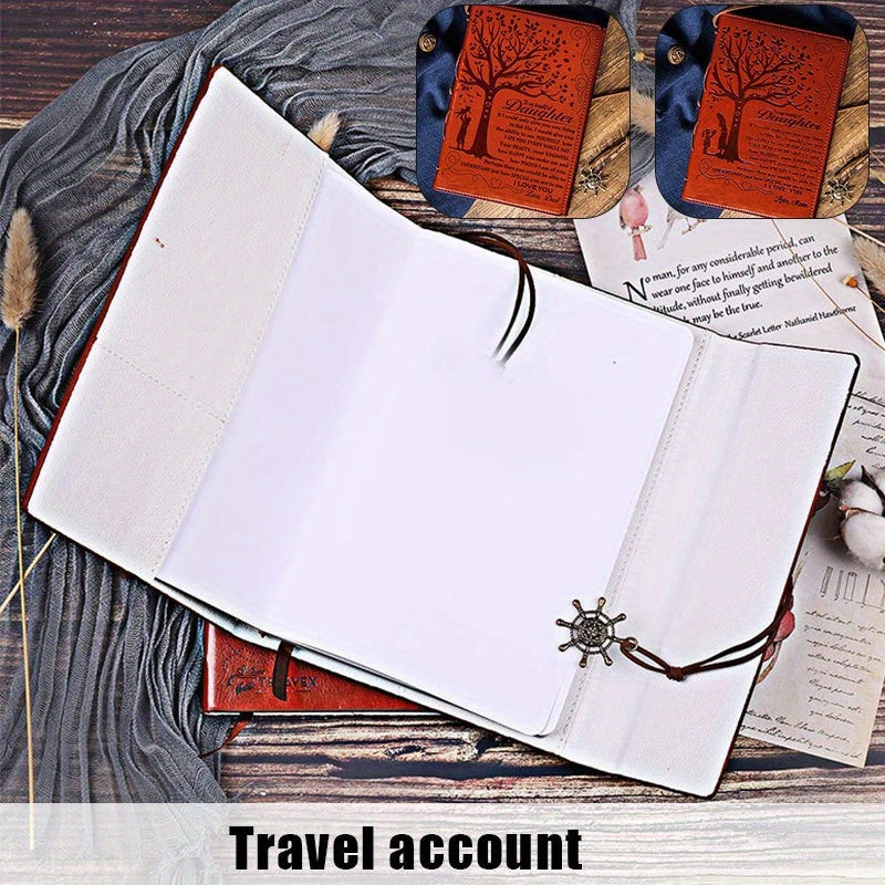 Engraved Leather Journal Notebook for Daughter