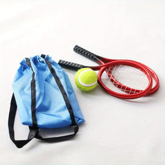 Miniature Red Tennis Racket Set for Dollhouses & Crafts