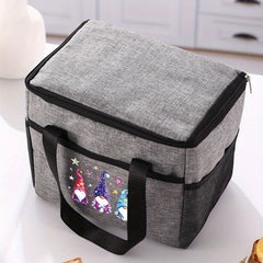 Whimsical Gnome Insulated Lunch Box Bag