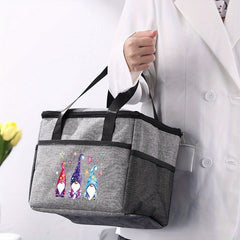 Whimsical Gnome Insulated Lunch Box Bag