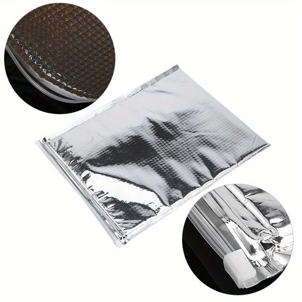 5 Pack Aluminum Foil Food Storage Bags Insulated Cooler Pouches for Picnics