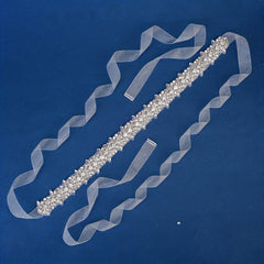 Rhinestone Bridal Belt Wedding Dress Waist Accessory