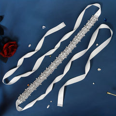 Rhinestone Bridal Belt Wedding Dress Waist Accessory