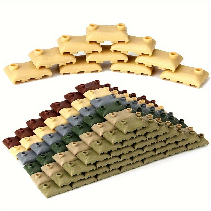 60pcs Small Particles Sandbags Bulk Bricks Building Blocks Accessories Toys