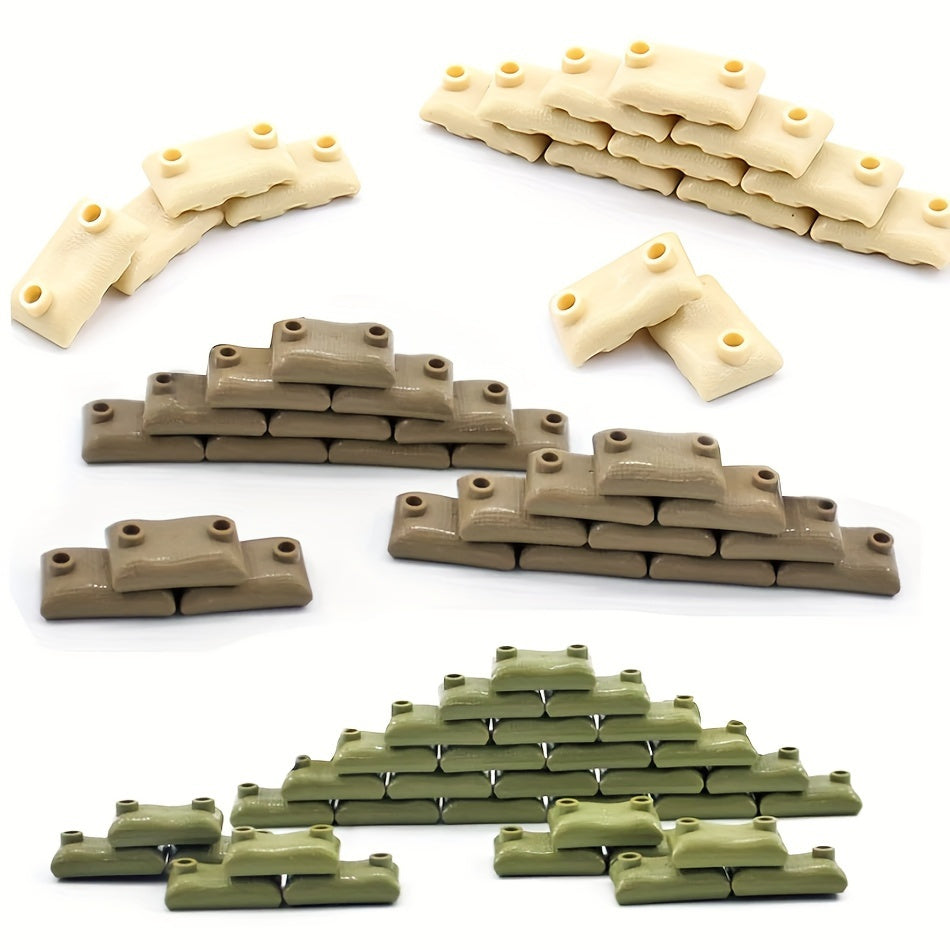60pcs Small Particles Sandbags Bulk Bricks Building Blocks Accessories Toys