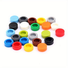 200pcs Tile 1x1 Round Smooth Brick MOC Building Block Small Particle Bricks