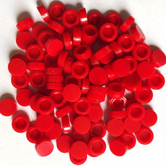 200pcs Tile 1x1 Round Smooth Brick MOC Building Block Small Particle Bricks