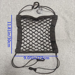 Car Seat Safety Double Layer Storage Mesh Helmet Bag