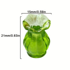 3pcs Mini Flowerpot Vase DIY Furniture Doll House Accessories