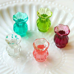 3pcs Mini Flowerpot Vase DIY Furniture Doll House Accessories