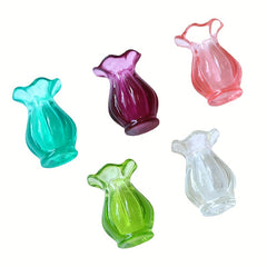 3pcs Mini Flowerpot Vase DIY Furniture Doll House Accessories