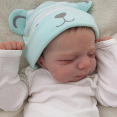 19inch Full Body Soft Vinyl Reborn Baby Girl Doll with 3D Paint Skin