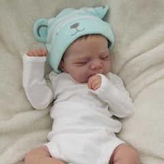 19inch Full Body Soft Vinyl Reborn Baby Girl Doll with 3D Paint Skin