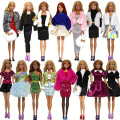 Assorted Doll Outfits for 11 Inch Dolls - Variety Pack for Dress Up Play