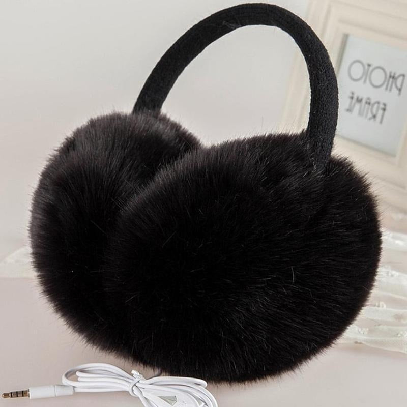 Winter Ear Warmer Soft Faux Fur Hat with Buckle Closure for Women and Men