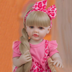 22in Reborn Baby Girl Doll - Purple Soft Vinyl - Princess Toddler