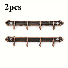 2pcs Mini Dollhouse Steel Hangers for Toy Houses Bathrooms Rooms Clothing Stores