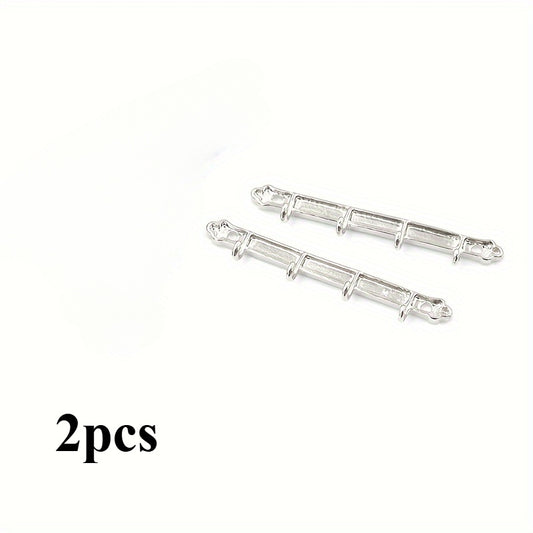 2pcs Mini Dollhouse Steel Hangers for Toy Houses Bathrooms Rooms Clothing Stores