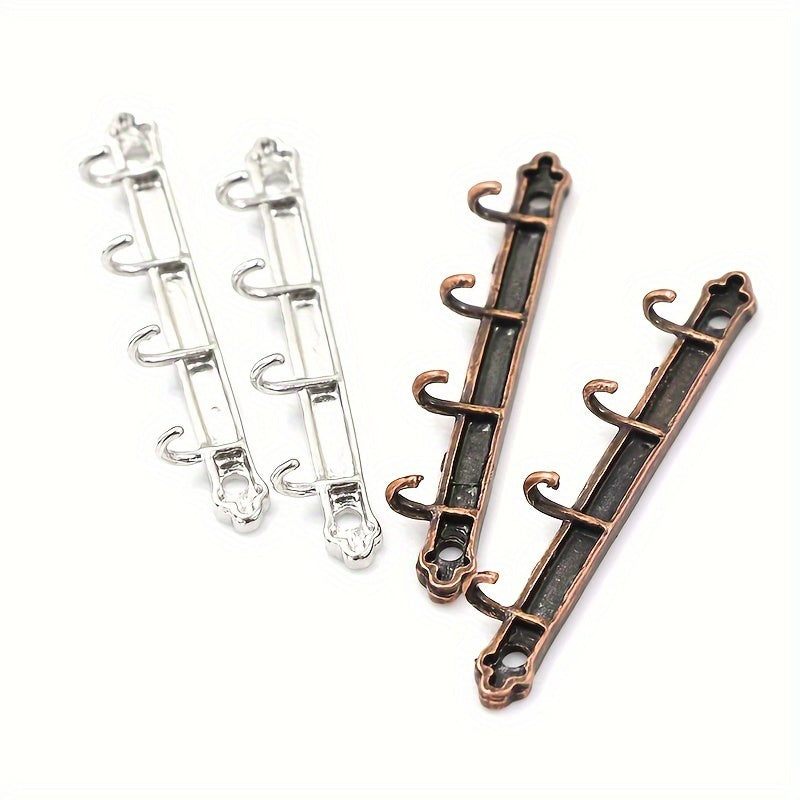 2pcs Mini Dollhouse Steel Hangers for Toy Houses Bathrooms Rooms Clothing Stores