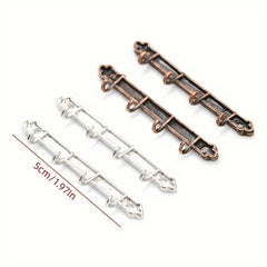 2pcs Mini Dollhouse Steel Hangers for Toy Houses Bathrooms Rooms Clothing Stores